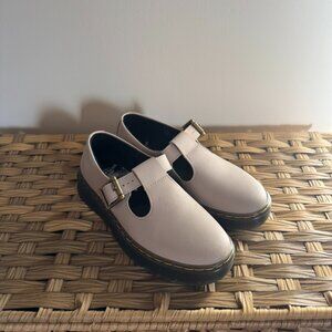 Dr Martens Zavala Women's Leather Mary Jane Shoes Vintage Taupe